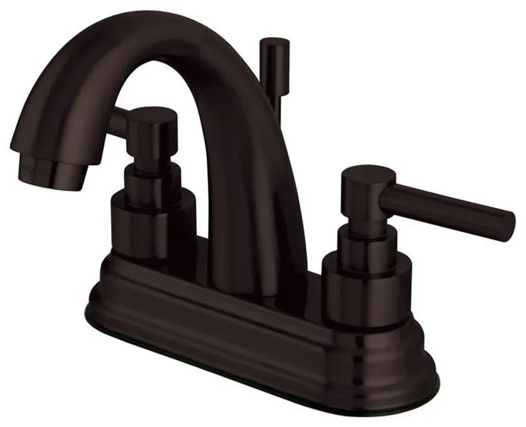 Kingston Brass KS861.EL Elinvar 1.2 GPM Centerset Bathroom Faucet - Oil Rubbed