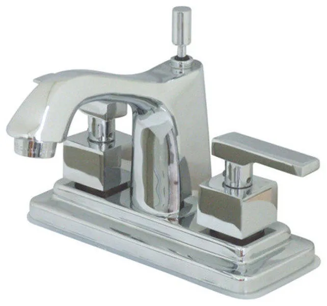 Kingston Brass KS864.QLL Executive 1.2 GPM Centerset Bathroom - Polished Chrome