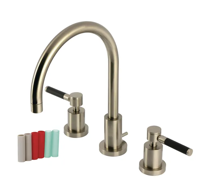 Kingston Brass KS892.DKL Kaiser 1.2 GPM Widespread Bathroom - Brushed Nickel