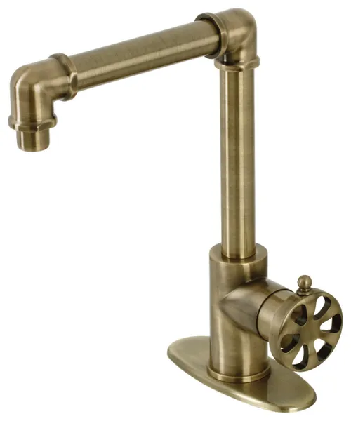 Kingston Brass KSD14.RX Belknap 1.2 GPM Deck Mounted 1 Hole - Antique Brass