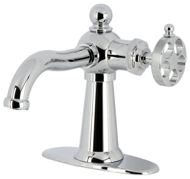 Kingston Brass KSD354.RKZ Wendell 1.2 GPM 1 Hole Bathroom Faucet - Polished