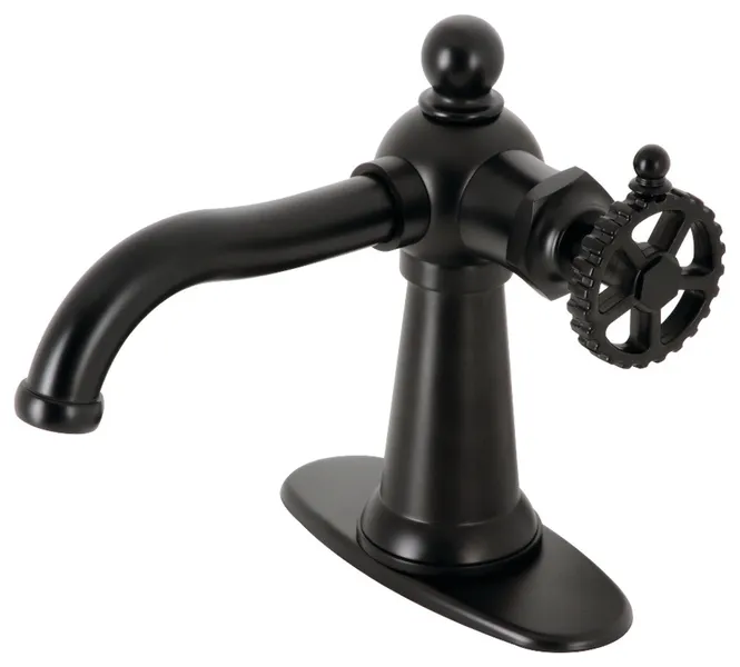 Kingston Brass KSD3540CG Single-Handle Bathroom Faucet, Push Pop-Up