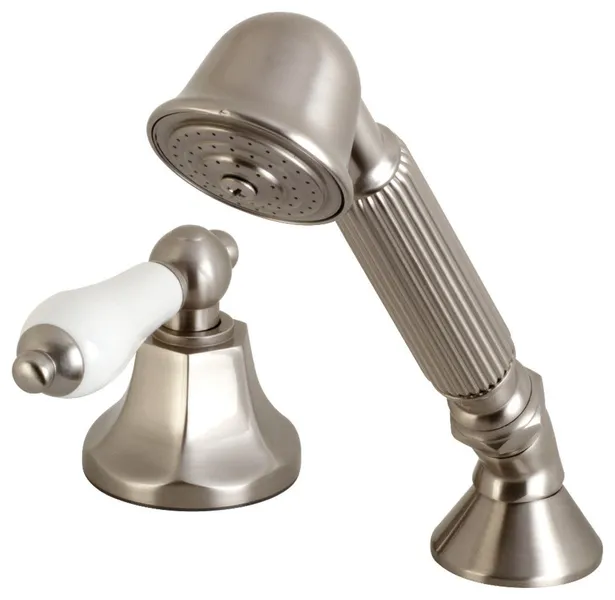 Kingston Brass KSK430.PLTR 1.8 GPM Single Function Hand Shower - - Brushed