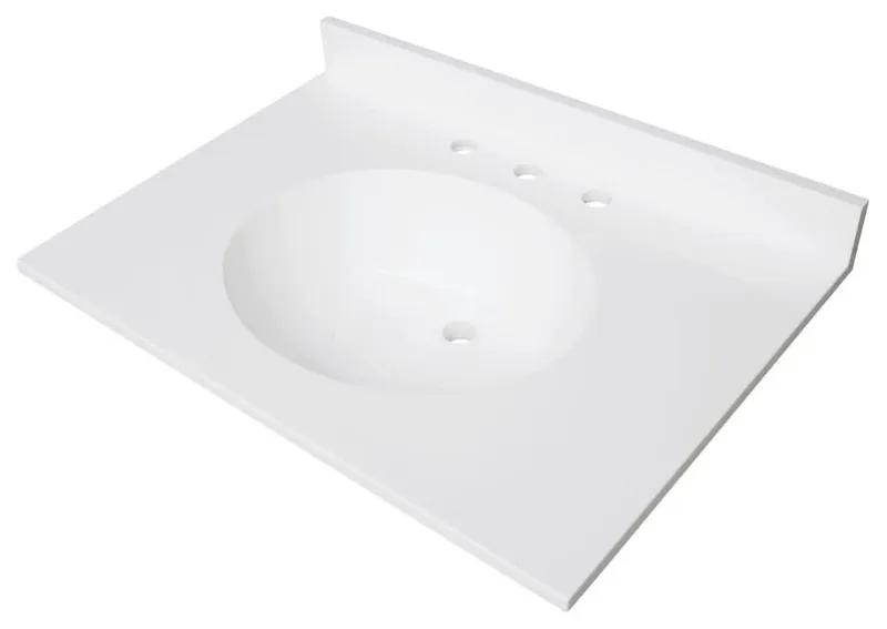 Kingston Brass KVPB3122A38 Wimbeldon 31" Solid Surface Vanity Top - Glossy