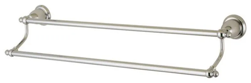 Kingston Brass Laurel 26 1/2" Wall Mount Dual Towel Bar, BA7973PN