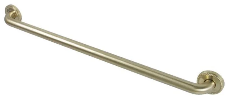 Kingston Brass Laurel 33 1/8" Wall Mount Grab Bar, DR814307 in Brushed Brass