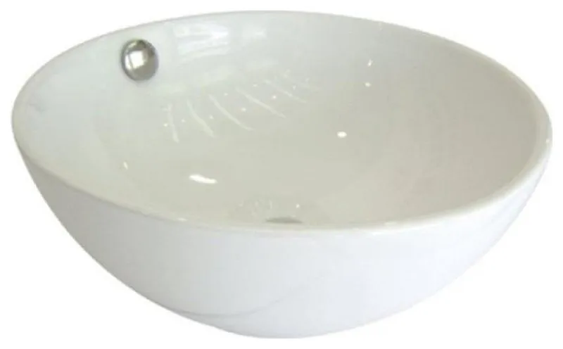 Kingston Brass Le Country 17" Vitreous China Square Vessel Bathroom Sink, EV7048