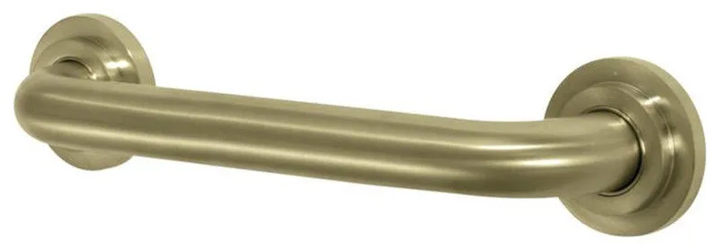 Kingston Brass Manhattan 12" Wall Mount Grab Bar, DR414127 in Brushed Brass
