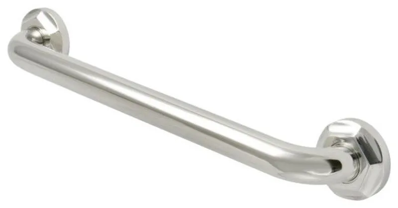 Kingston Brass Metropolitan 16" Wall Mount Grab Bar, DR714166 in Polished Nickel