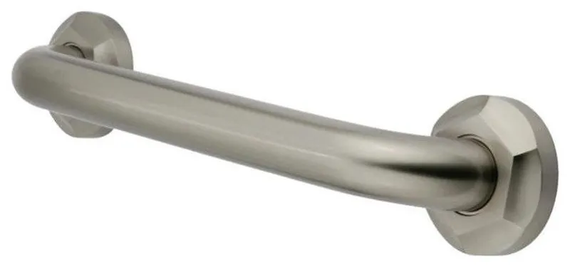 Kingston Brass Metropolitan 18" Wall Mount Grab Bar, DR714188 in Satin Nickel