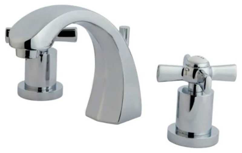 Kingston Brass Millennium Polished Chrome Widespread Lavatory Faucet KS4981ZX