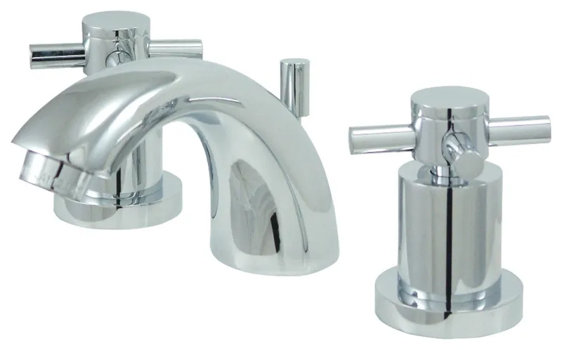 Kingston Brass Mini-Widespread Bathroom Faucet, Polished Chrome