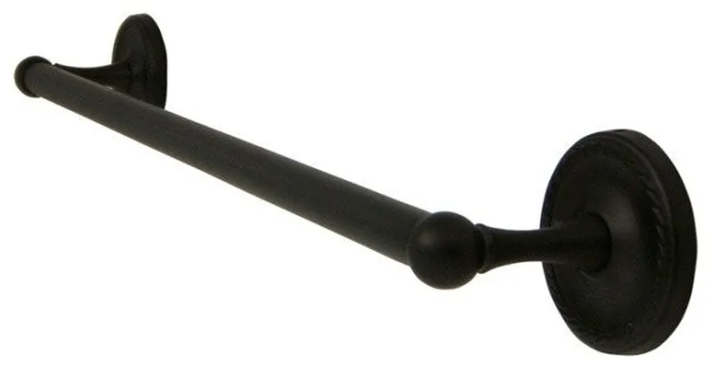 Kingston Brass Oil Rubbed Bronze Laurel 18" Towel Bar BA912ORB