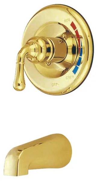 Kingston Brass Polished Brass Magellan Single Handle Tub Faucet KB632TO