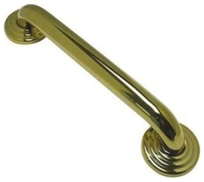 Kingston Brass Polished Brass Traditional 24" Decorative Grab Bar DR314242