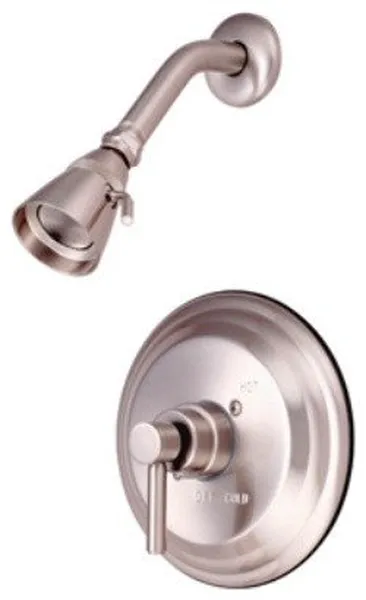 Kingston Brass Satin Nickel Concord Single Handle Shower Faucet KB2638DLSO