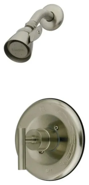Kingston Brass Satin Nickel Manhattan Single Handle Shower Faucet KB6638CMLSO