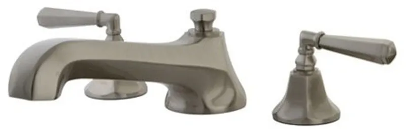 Kingston Brass Satin Nickel Metropolitan Two Handle Roman Tub Filler KS4308HL