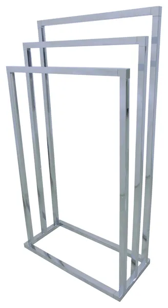 Kingston Brass Scc8331 Edenscape 3-Tier Pedestal Towel Rack, Polished Chrome