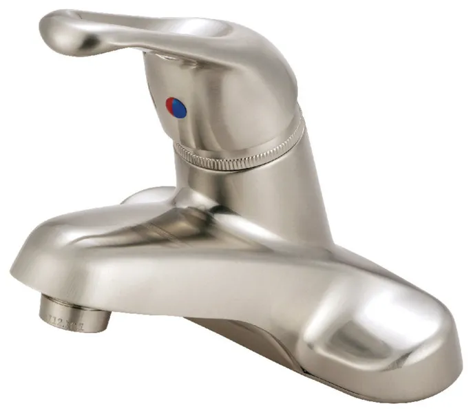 Kingston Brass Single-Handle 4" Centerset Bathroom Faucet, Brushed Nickel