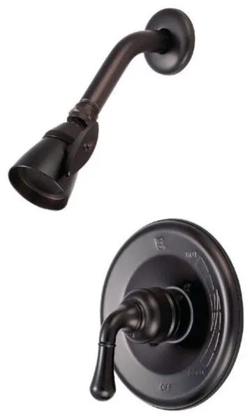 Kingston Brass Single Handle d Shower Only Faucet in Oil Rubbed Bronze, GKB635SO