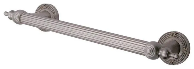 Kingston Brass Templeton 34" Wall Mount Grab Bar, DR710308 in Satin Nickel