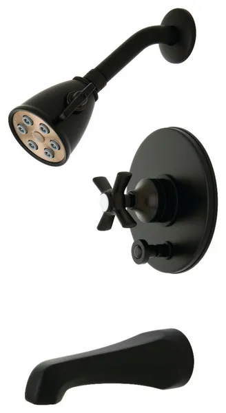 Kingston Brass Tub and Shower Faucet, Oil Rubbed Bronze