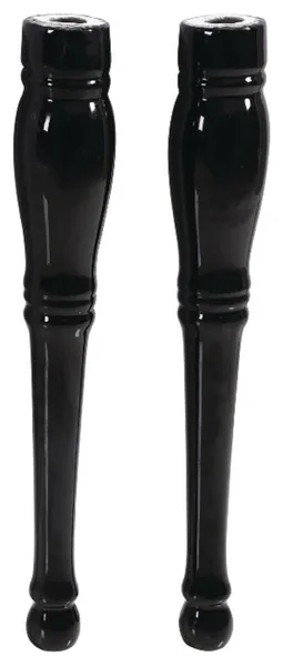 Kingston Brass VPB136P Imperial 4-1/8" Ceramic Console Legs - Black