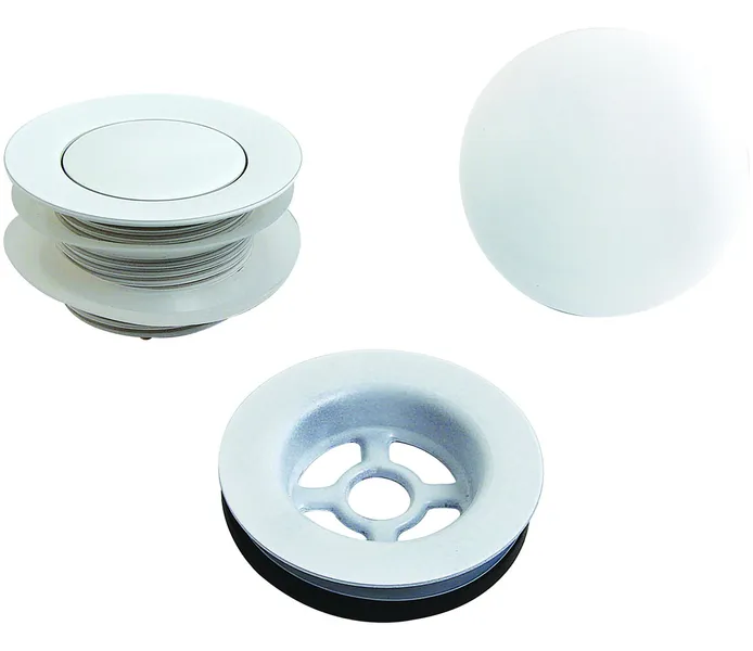 Kingston Brass VTDETRIM Trimscape 1-1/2" Tub Drain Kit - - White