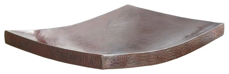 Kohani Copper Bathroom Sink, Antique Copper