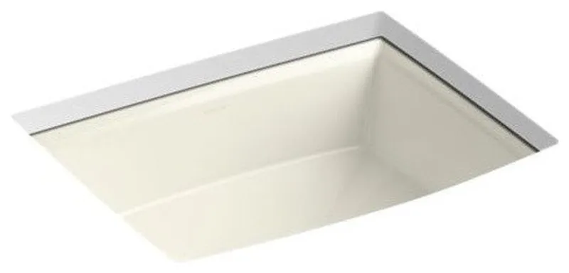 Kohler Archer Under-Mount Bathroom Sink, Biscuit