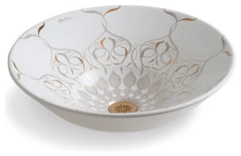 Kohler Caravan Persia On Conical Bell Vessel Bathroom Sink, White