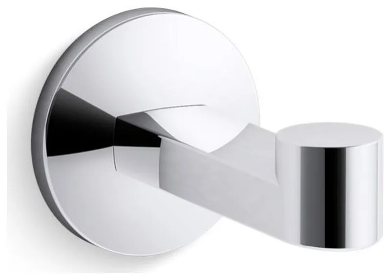 Kohler Components Robe Hook, Polished Chrome