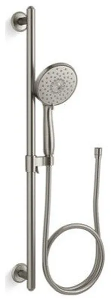 Kohler Forte 2.5GPM Multifunction Handshower Kit Air-Induct Tech, Brushed Nickel