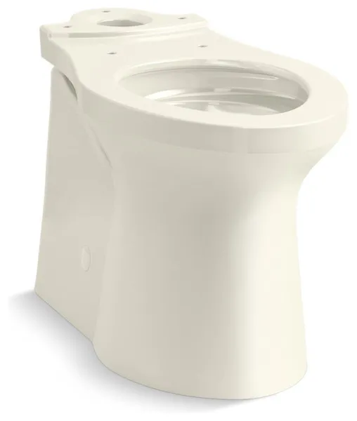 Kohler K-20485 Irvine Elongated Chair Height Toilet Bowl Only - Biscuit