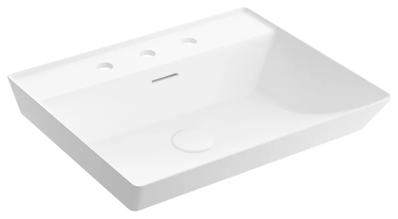 Kohler K-21059-8 Brazn 23" Rectangular Vitreous China Vessel - White