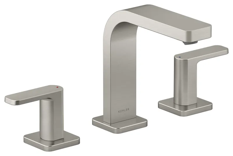 Kohler K-23484-4 Parallel 1.2 GPM Widespread Bathroom Faucet - Vibrant Brushed