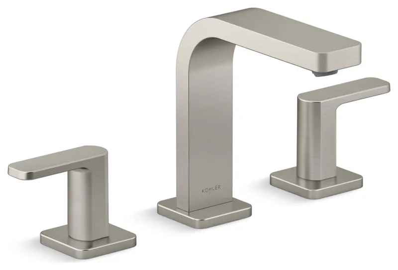 Kohler K-23484-4K Parallel 1.0 GPM Widespread Bathroom Faucet - Vibrant Brushed