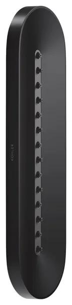 Kohler K-26300 Statement Single Function Oval Metal Body Spray - Matte Black