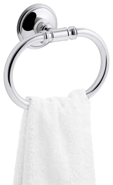 Kohler K-26501 Eclectic 8-5/8" Wall Mounted Towel Ring - Polished Chrome