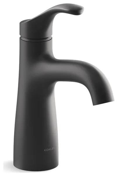Kohler K-27389-4K Simplice 1.0 GPM 1 Hole Bathroom Faucet - Matte Black