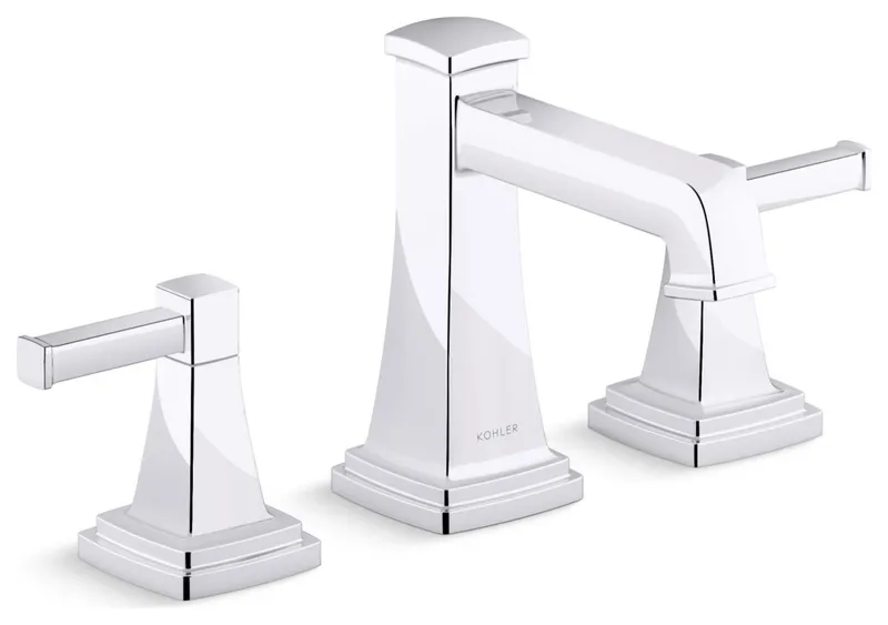 Kohler K-27399-4 Riff 1.2 GPM Widespread Bathroom Faucet - Polished Chrome