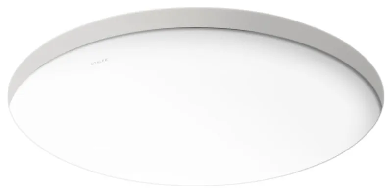 Kohler K-29000 16-1/8" Circular Vitreous China Undermount - White