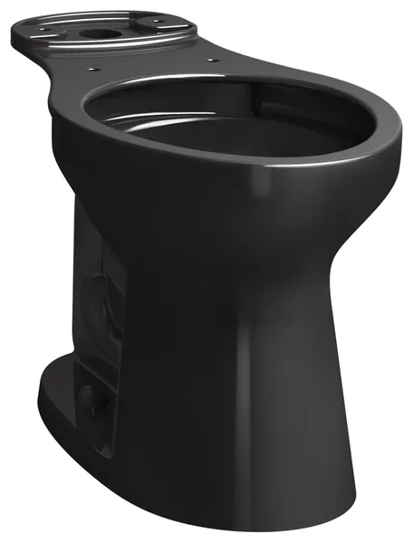 Kohler K-31588 Cimarron Elongated Chair Height Toilet Bowl Only - - Black Black