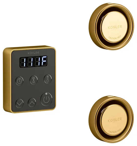Kohler K-5558 Invigoration Tandem Steam Control Kit - Vibrant Brushed Moderne