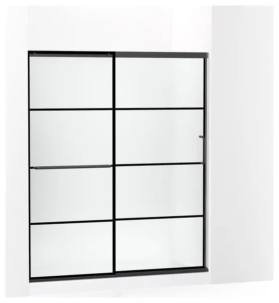 Kohler K-707608-6G80 Elate 70-1/2"H x 59-5/8"W Sliding Framed - Matte Black
