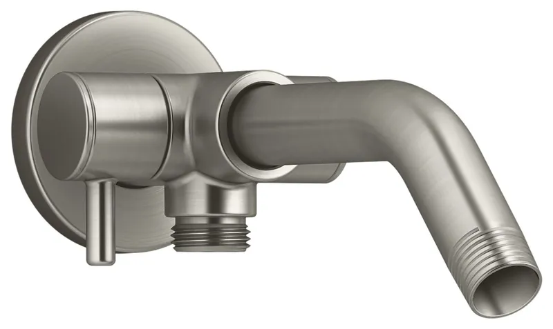 Kohler K-76331 Wall Mounted 8" Shower Arm - Vibrant Brushed Nickel