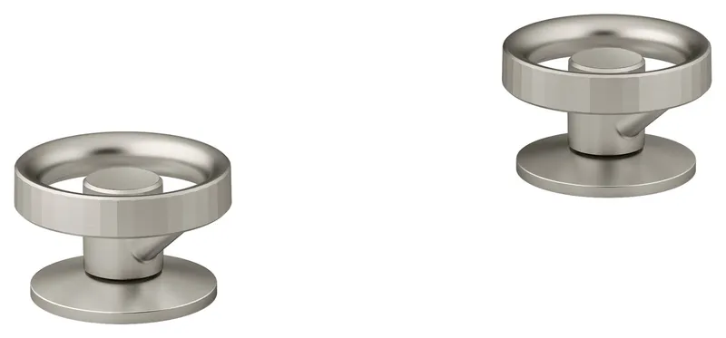 Kohler K-77990-9 Components Wheel Handles for Tub Faucet - Vibrant Brushed