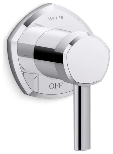Kohler K-T27041-4 Occasion Single Lever Handle Volume Control - Polished Chrome