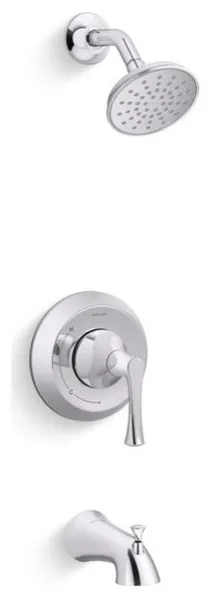 Kohler K-TS35937-4G Buckley Tub and Shower Trim Package - Polished Chrome